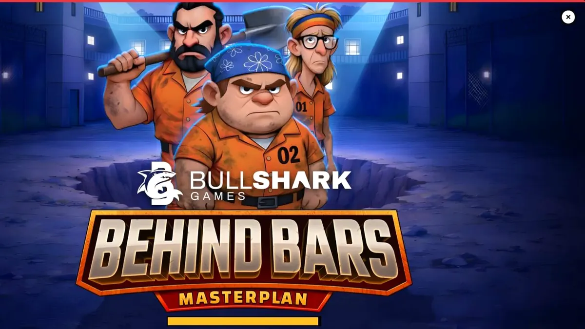 Behind Bars Masterplan স্লট গেমের একটি দৃশ্য যেখানে জেল পালানোর থিম ফুটে উঠেছে